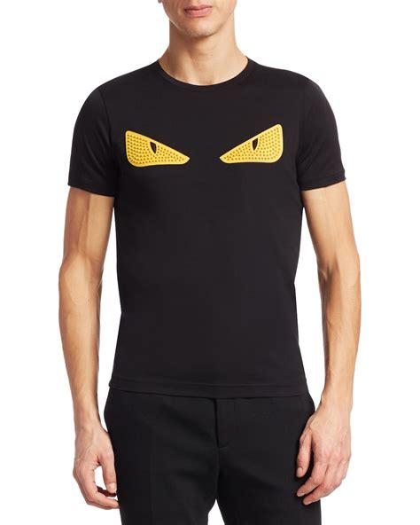 fendi eye t shirt|fendi graphic tees.